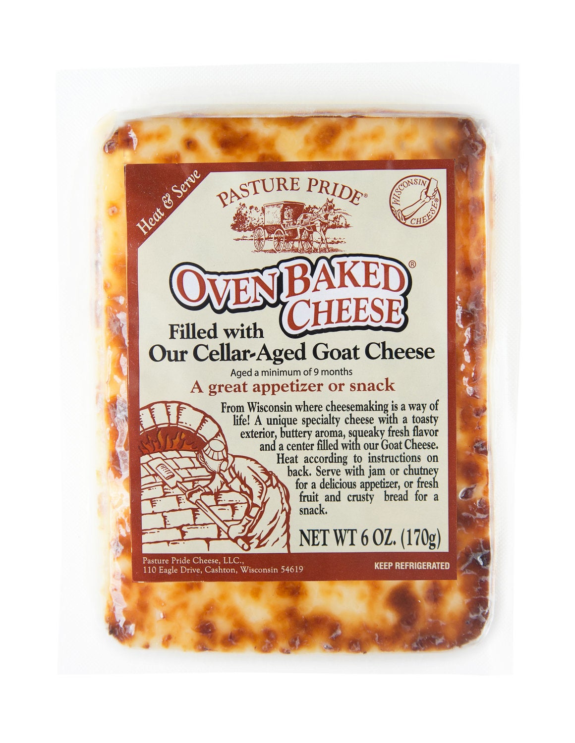 Oven Baked Cheese Filled With Aged Goat Cheese | Pasture Pride Cheese